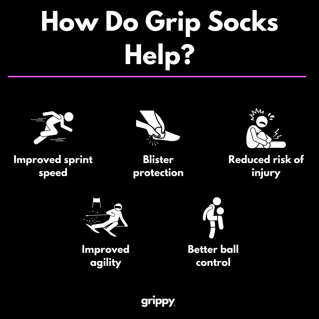 Wether your training or playing in the FA Cup, football grip socks can benefit your football performance and help you play to your full potential. If professional players playing in the highest tiers of football notice the difference, so can you.