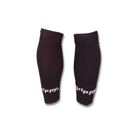 Grippy Pre Cut Football Sock Sleeves Black