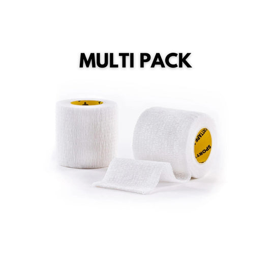 Football sock wrap strapping cohesive bandage