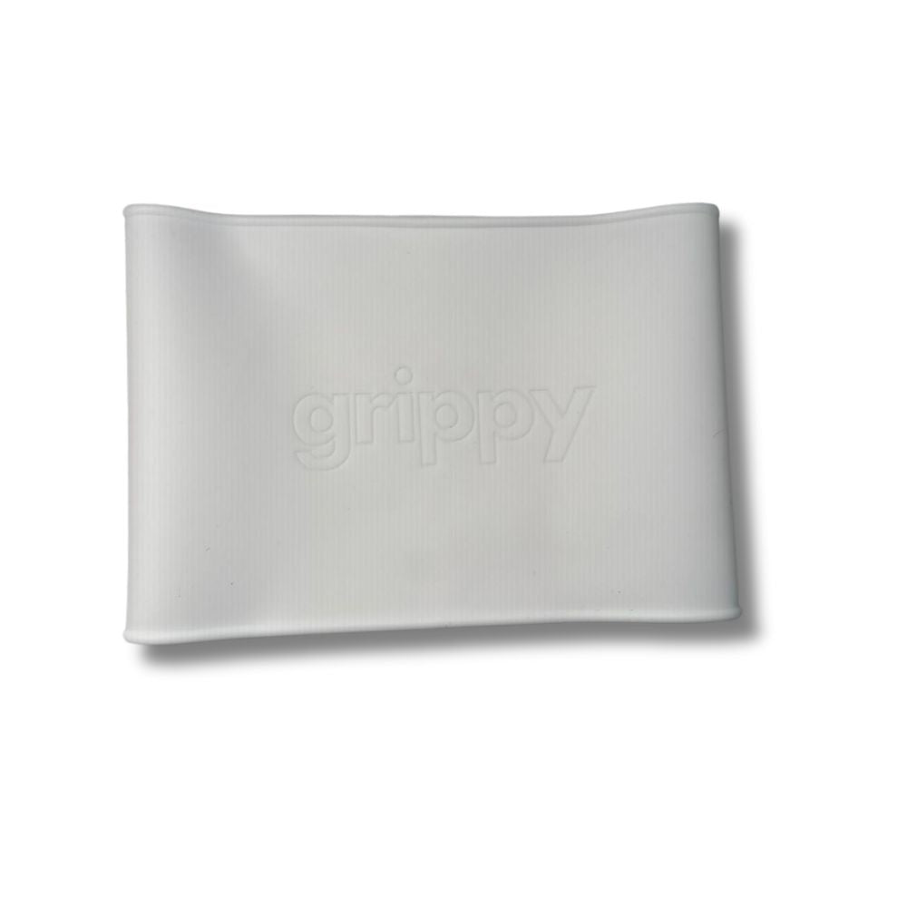 Grippy Silicone Football Shin Pad Holders White