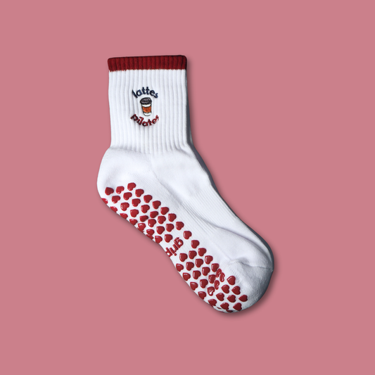 Lattes & Pilates Grip Socks