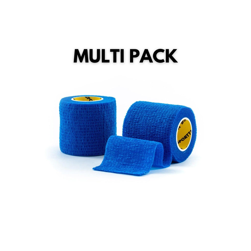 Blue football sock multi pack