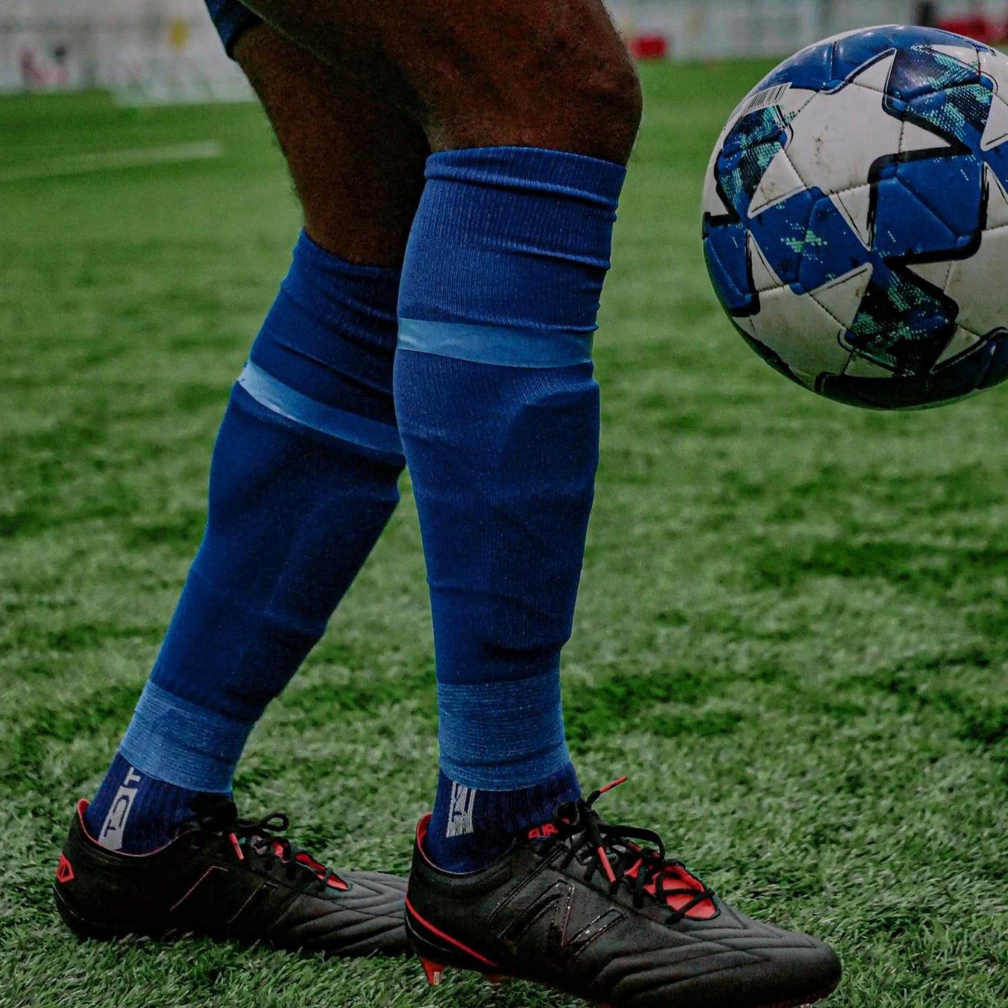 blue football sock tape