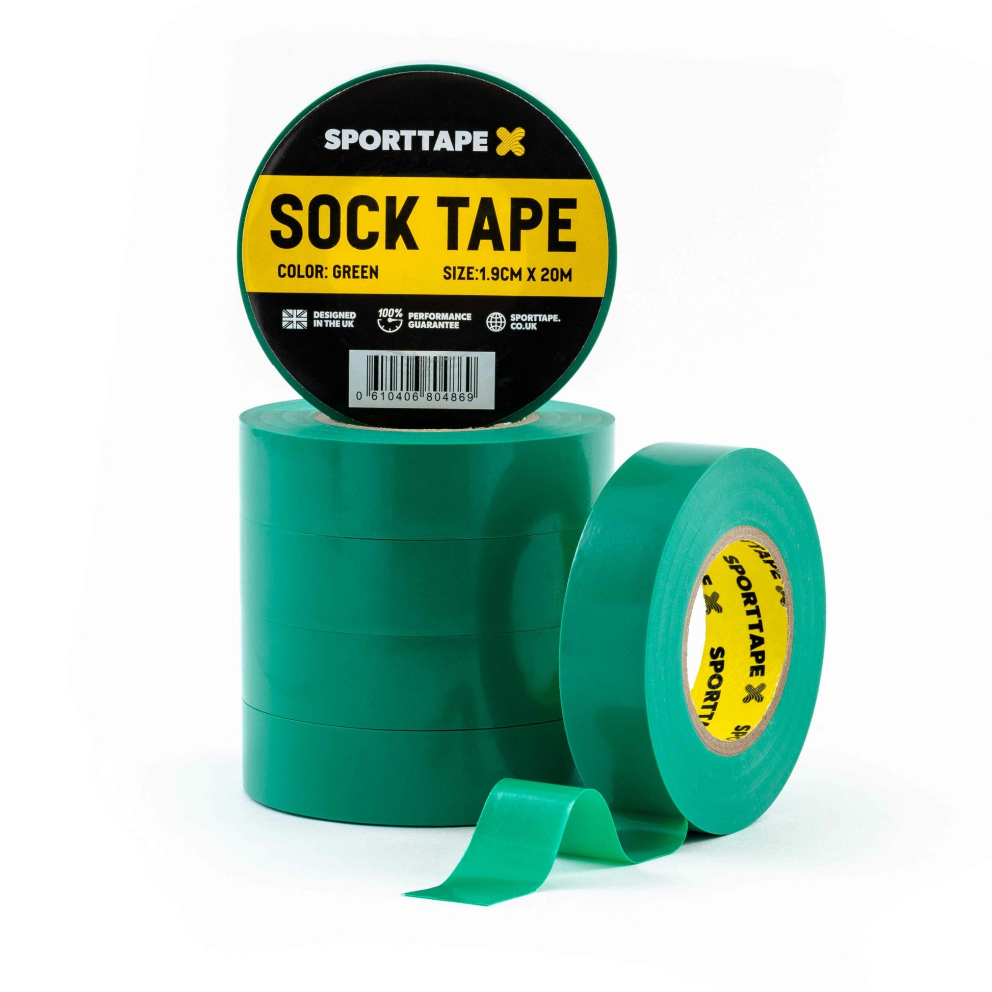 Green Premium Football Sock Tape - Grippy Sports