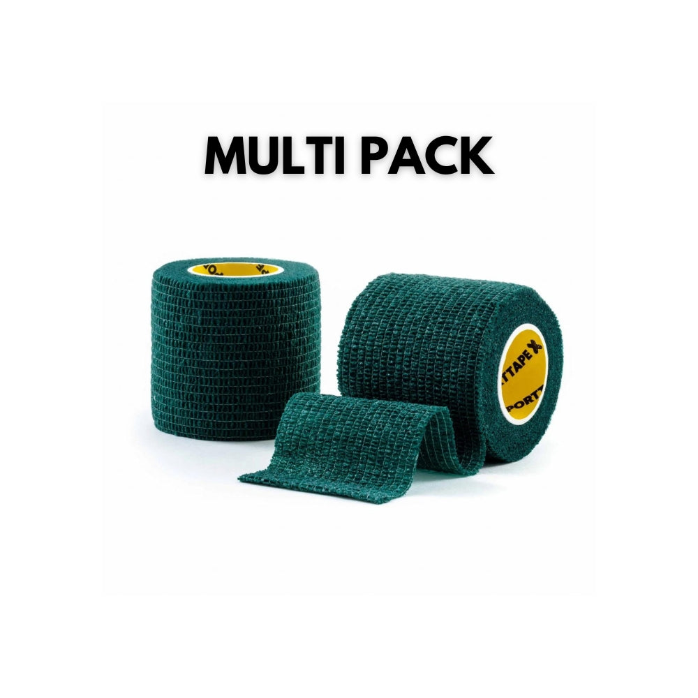 Green football sock wrap multi pack