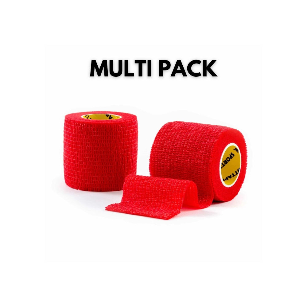 Red football sock wrap bundle