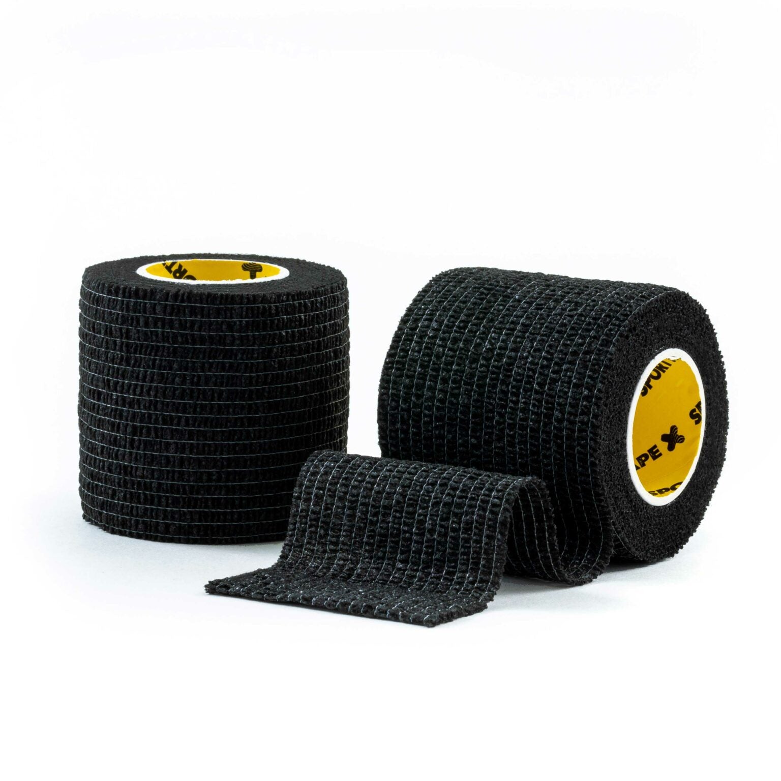 Black Self Adhesive Sock Wrap - Grippy Sports